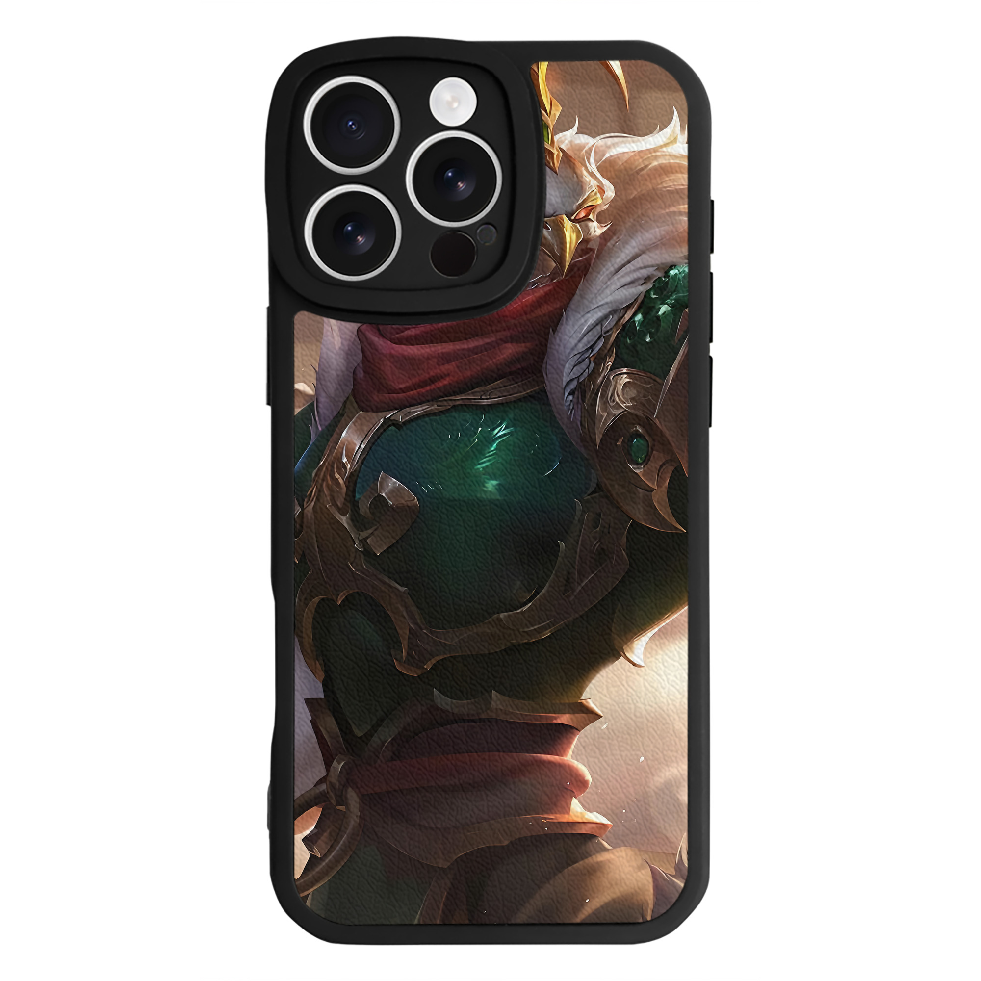 リーグ・オブ・レジェンド League of Legends LOL 【iPhone 16シリーズ対応】シリコンスマホケース（レザー調） 材質：シリコン